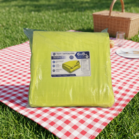 Lona de Alta Calidad Tipo K para Picnic, Lona de HDPE, Material de PE, Superficie Mate Impermeable, 40-80 GSM, Personalizable