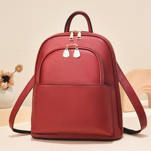 2026 New Trendy <b>Ladies</b> Travel <b>Backpacks</b> Designer PU Leather <b>Backpacks</b> Custom Large Capacity Bags Fashion Shoulder Bags for Women - Product Image 6