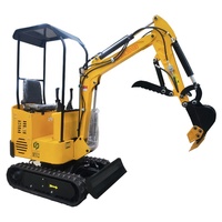 Mini-Excavatrice Agricole à Chenilles de 1 Tonne à Essence, Neuve, Prix Import, à Vendre