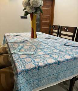 Juego de Ropa de Mesa de Algodón que Incluye Mantel y 6 Servilletas, Ideal para Cenas Diarias, Fiestas y Ocasiones Especiales - Product Image 4