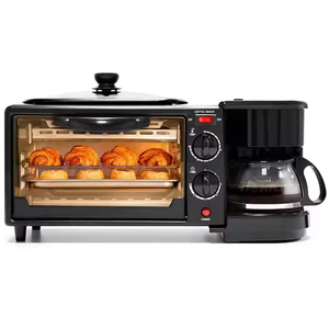 Estación de Desayuno 3 en 1 de Venta Caliente 2026: Microondas, Cafetera y Sartén - Product Image 3