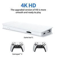 Console de Jeu Vidéo M15 Plus Mini Clé de Jeu Rétro 4K 20000+ Jeux Rétro Sortie TV HD Lecteur de Jeu Portable avec 2 Manettes