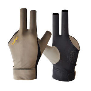 Gants de <span class=keywords><strong>billard</strong></span> professionnels en gros, personnalisés, durables, antidérapants, respirants, à 3 doigts, pour joueurs de table, effet seconde peau - Product Image 3
