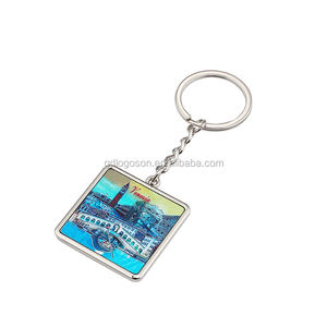 Cadeaux touristiques du <span class=keywords><strong>lac</strong></span> italien I Love Lago Di Garda pendentif porte-clés breloque en métal porte-clés double face pour l'approvisionnement en cadeaux touristiques - Product Image 5