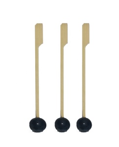 Longueur 12Cm Pagaie Forme <span class=keywords><strong>Pic</strong></span> En Bambou/Brochette de Teppo Avec Logo Personnalisé - Product Image 4