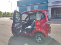 Mini voiture électrique approuvée chinoise EEC L6E pour adultes traction avant 2 places avec sièges en cuir pour permis de conduire