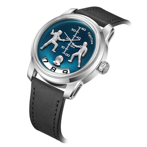 Montre Gear Magus MS06 FightTime, minutes rétrogradées et heures erratiques, design original, mécanique automatique, mouvement SW200. - Product Image 1