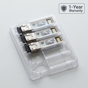 โมดูลรับส่งสัญญาณไฟเบอร์ออปติกแบบ Single Mode รุ่น SFP-10G-LR 10GBASE-LR SFP+ ระยะ 10 กม. ของแท้ แบรนด์ใหม่ ซีลโรงงาน - Product Image 1