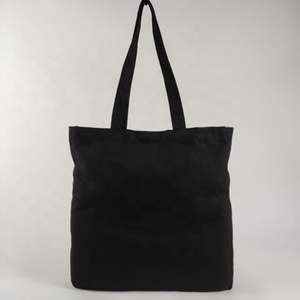 Sac fourre-tout en toile en coton personnalisé avec pochette et logo imprimés personnalisés Vente en gros - Product Image 1