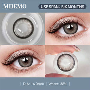 Lentes de contacto de Color suave desechables, color negro, gris, marrón, lentes de contacto de Color de <span class=keywords><strong>ojos</strong></span> para <span class=keywords><strong>ojos</strong></span> - Product Image 4