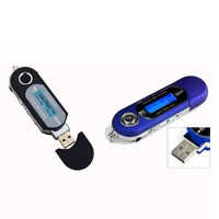 Lecteur MP3 USB rétro d'usine avec écran LCD de 1,1 pouce, fente pour carte TF, haut-parleur intégré, radio FM, enregistreur vocal, lecteur de musique d'extérieur