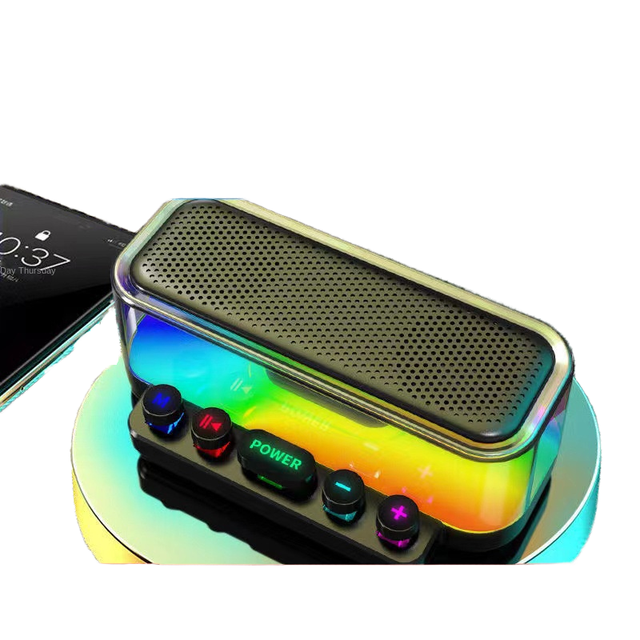 Wireless for Speaker RGB Voice Control Long Battery Life High Sound Quality Outdoor Car High Home Atmosphere Desktop Audio