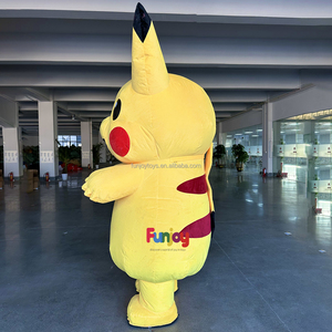Costume de mascotte gonflable <span class=keywords><strong>Pikachu</strong></span> unisexe pour adultes, directement de l'usine, pour fêtes costumées et événements. - Product Image 2