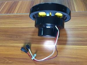8 Inch Boat Speakers Black & White Grilles LED Right 4 Ohms 120 Watts Full-range Audio for a Marine <b>Environment</b> - Product Image 2