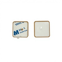 Antenne de module de positionnement en céramique passive à soudure interne BDS GPS 1575R-A, 25*25*2/4mm, 1575.42MHz, 5dBi, double points d'alimentation