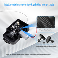 Kit d'engrenages pour imprimante 3D en acier nano-durci amélioré, roue motrice à cinq voies CFS, résistant à l'usure, pour Creality K2 Plus Combo