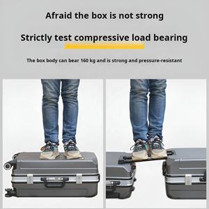 20 इंच 22 इंच 24 इंच 26 इंच के फैशनेबल ट्रैवल बैग, यूएसबी पोर्ट सूटकेस सामान के साथ - Product Image 6