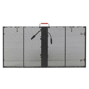 Nhà Máy <span class=keywords><strong>LED</strong></span> lưới video tường tùy chỉnh ngoài trời P3.91-7.81 treo <span class=keywords><strong>LED</strong></span> trong suốt Màn hình hiển thị linh hoạt kính mềm cửa sổ - Product Image 2