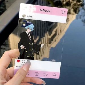 Custom Design PVC Clear Postcard Transparent PVC Photocard Waterproof <b>Bookmark</b> Card Film Strips Lenticular Card - Product Image 5