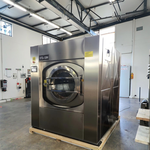 Professional Industrial Fully Automatic Stainless Steel Washer Extractor Steam Heat 70KG Capacity Commercial Washing Machine