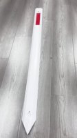 Poste Delimitador de Carretera de PVC Flexible, Poste Reflectante para Demarcación Vial, Poste Guía para Borde de Carretera, Poste Delimitador Desmontable para Carreteras