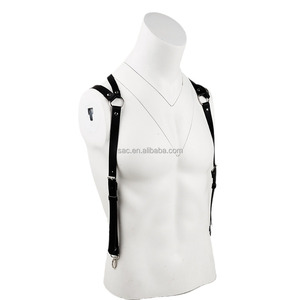 Sacknove ชุด50010ปาร์ตี้กางเกงหนังสำหรับผู้ชายสายรัดหน้าอกแฟชั่นเกย์ - Product Image 3