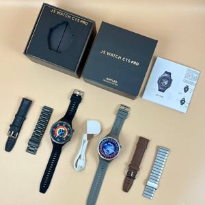 High Quality Smart Watch 2025 Large Screen BT Call Heart Rate IP67 Waterproof Compass Sport JS WATCH CT5 PRO ultra - Product Image 1