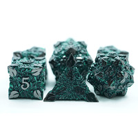 Jeu de dés en métal du MDN-Dés de dragon pour donjons et jeu de dés Dragon Gaming