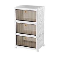 Organisateur de chaussures de ménage multicouche avec étagères à roulettes armoire à chaussures collations économies boîte de rangement d'organisation pliante