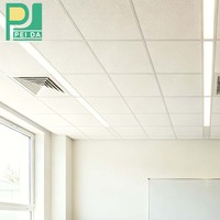 Panneau de fibres minérales acoustiques 600x600, carreaux de plafond, prix