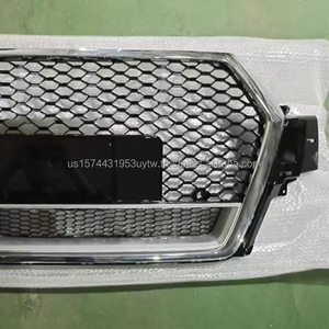 กระจังหน้าทรงรังผึ้งโครเมียม ABS คุณภาพสูงสำหรับ Audi Q7 SQ7 4M RSQ7 ปี 2016-2019 อะไหล่ทดแทนใหม่ กรอบล่าง ติดตั้งง่าย PNB - Product Image 3