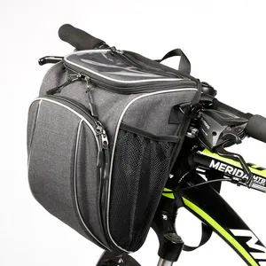 Hot Sale Multi-Pocket Fahrrad lenker Front tasche Elektro roller Aufbewahrung tasche Schulter handtasche für Männer Frauen