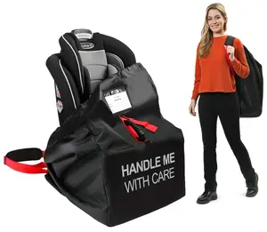 OEM&ODM Baby Car Seat Bags for Airplane, Car Seat Travel Bag Printing Fashion Bag Polyester