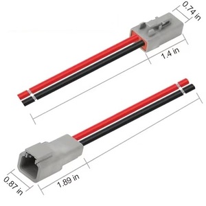 Tùy Chỉnh Dtp 2 Pin IP68 Không Thấm Nước 12V Dây Điện Khai Thác Nam Nữ Ô Tô <span class=keywords><strong>LED</strong></span> Làm Việc Ánh Sáng - Product Image 3