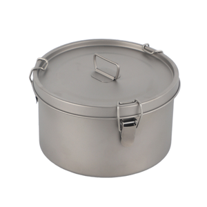Casserole à micro-pression en titane pur pour l'extérieur avec pot intérieur d'une capacité de 2,0 à 3,0 L pour le camping et la cuisine légère - Product Image 1