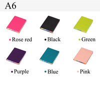 Journal arc-en-ciel coloré de reliure de luxe A5 A6 B5 avec doublure en cuir cahier de planificateur de papier Offset pour l'école ou le cadeau