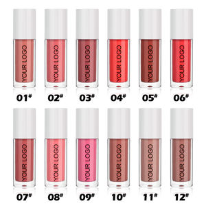 Lápiz Labial Líquido Vegano Personalizado al por Mayor, Brillante, Mineral, de Larga Duración, Alta Pigmentación, 12 Colores - Product Image 5