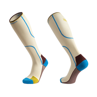 Chaussettes de course à compression graduée ZZcompression, hauteur genou, compression 20-30 mmHg, chaussettes de compression pour la course en trail et les sports