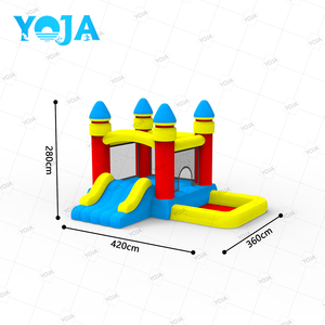 Castillo Inflable YOJA Oxford para Niños, Uso Doméstico, Pequeño Castillo Inflable para Bodas, Diversión para Niños Pequeños, Certificado CE, 1 Año de Garantía - Product Image 2