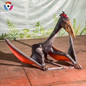 Ngoài trời Jurassic công viên cuộc sống-kích thước animatronic lông thằn lằn BAY-thực tế kết cấu & phong trào cho Thời Tiền Sử chủ đề triển lãm - Product Image 6