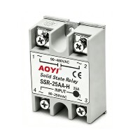 Relais statique monophasé haute tension AOYI SSR-AA-H 10A 15A 25A 40A 60A 75A 90A 90-480VAC 80-250VAC