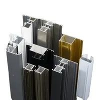 ¡Caliente! Electrónica anodizado color 6063 combinación de extrusión de aluminio ventanas de aluminio para Decoración