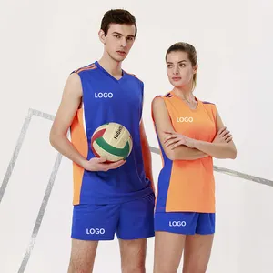 volleybal uniform vrouwen Suppliers-Hoge Kwaliteit Custom Uw Eigen Naam Nummer 100% Polyester Volleybal Jersey Unisex Volleybal Uniform Set