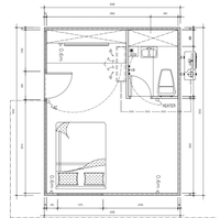 Casa Modular Triangular en Forma de A, Casas Prefabricadas de Acero, Villa Personalizada Moderna, Portátil, con Alto Aislamiento, Casa Prefabricada para Hotel en la UE