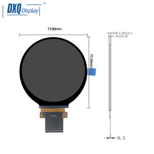 Pantalla LCD TFT de 2.8 Pulgadas, 40 Pines, 450 Nits de Brillo, Mini HDMI RGB, 480*480, Interruptor Inteligente TP Personalizado, Módulos Redondos de 2.8 Pulgadas, 480 - Product Image 2