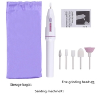 Mini perceuse à ongles électrique portable, polisseuse à ongles avec 5 têtes de ponçage, outils de manucure, vente en gros
