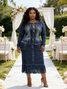 Neuestes Miyaki Elegantes Modisches Temperamentvolles Langarm Plissiertes Übergrößen Damenkleid - Product Image 4