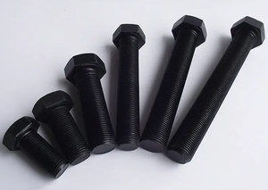 アメリカ標準ASMEB18.2.1ボルトUNCUNF鋼グレード2/5/8黒色酸化物六角ボルト - Product Image 6