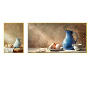 Jarrón de Estilo Retro, Decoración de Pared <span class=keywords><strong>para</strong></span> Sala de Estar, Sofá, Combinación de Arte de Pintura en Porcelana de Cristal, Decoración del Hogar - Product Image 6