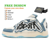 Faible MOQ, Baskets en maille personnalisables avec logo de designer, Marques privées, Modèle vierge, Coupe basse, pour la marche et le skateboard, Semelle épaisse, Respirantes, Antidérapantes